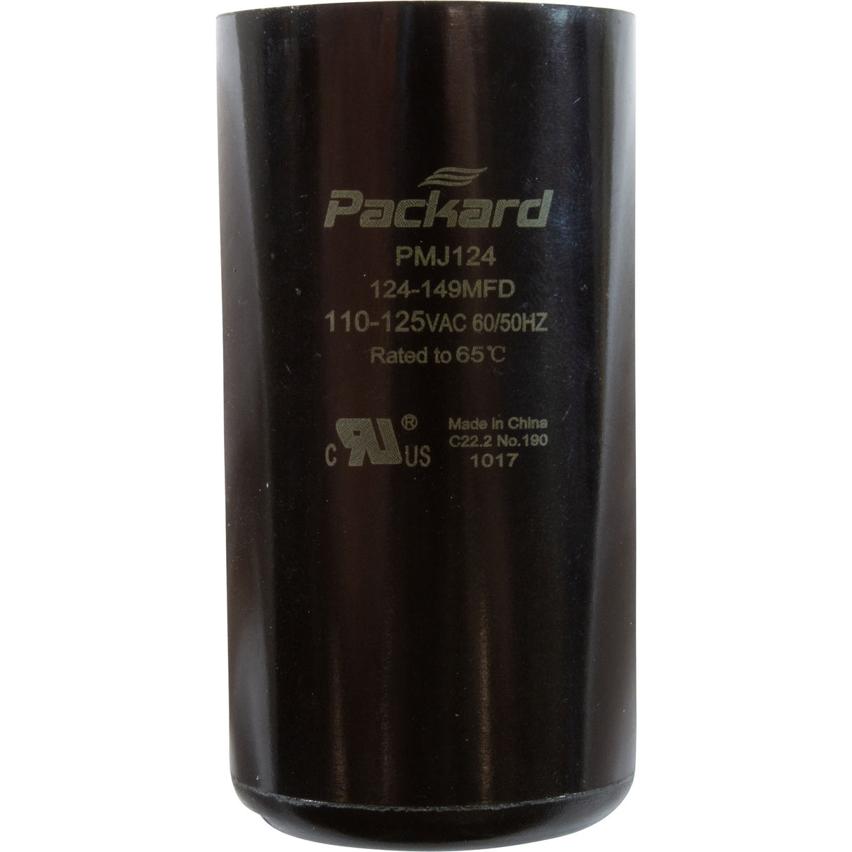 Start Capacitor, 124-149 MFD, 115v, 1-7/16" x 2-3/4" : BC-124