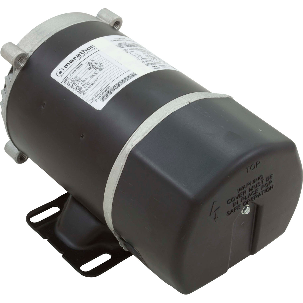Motor, Marathon, 0.75hp, 115v/230v, 1-Spd, 56Jfr, C-Face Thd : 5U171