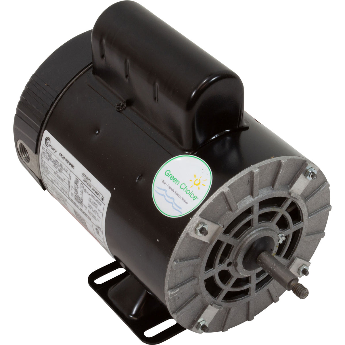 Motor, Century, 1.0 Horsepower, 230v, 2-Speed, 56Y Frame : B2232