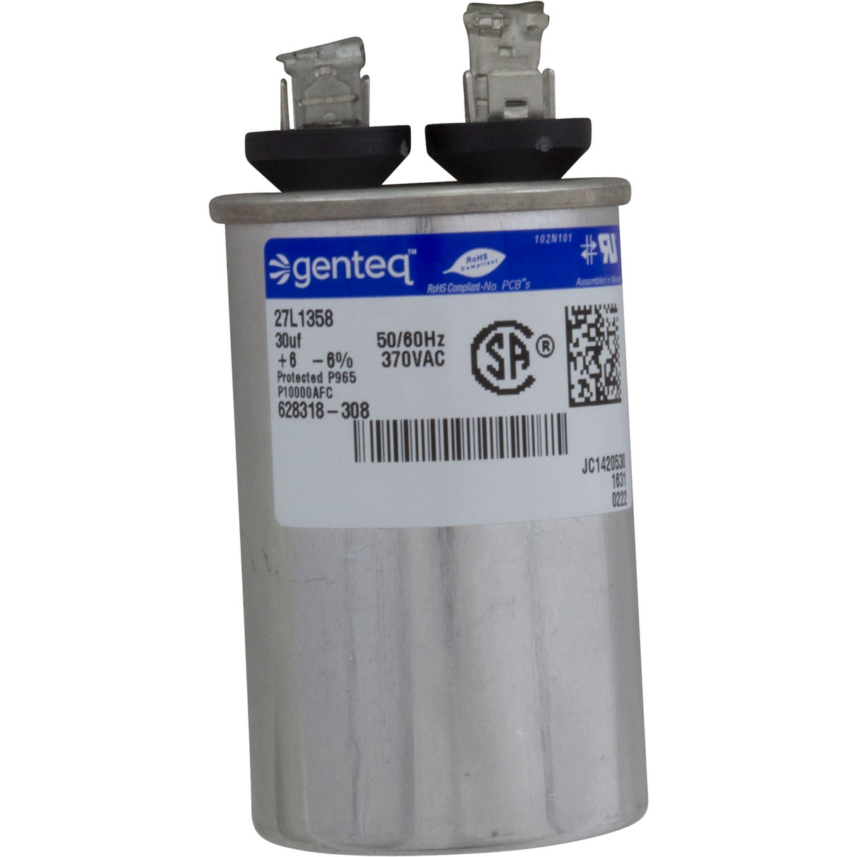 Motor, Century, 3.0 SPL, 230v, 2 Speed, 48 Frame, EE : BN61
