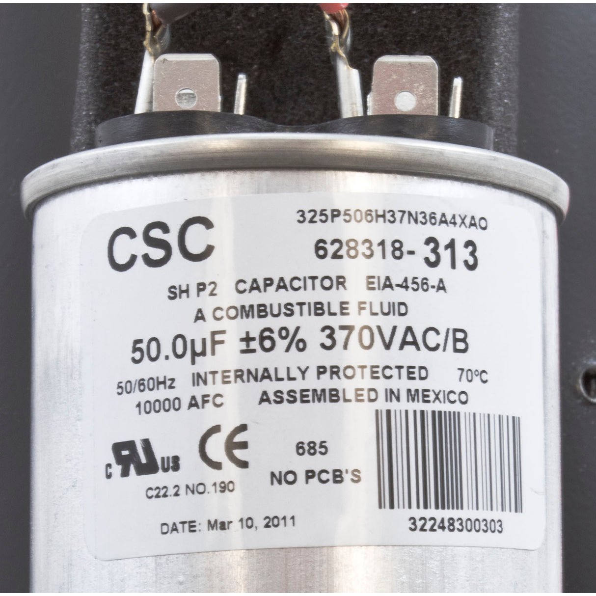 Motor, Century, 3.0 Horsepower, 230v, 2 Speed, 48 Frame : SDS1302