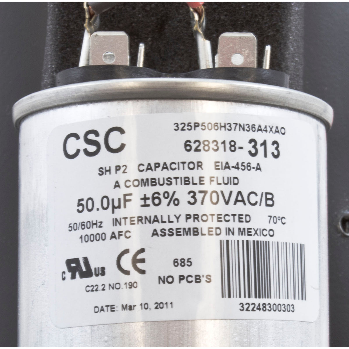 Motor, Century, 3.0 Horsepower, 230v, 2 Speed, 48 Frame : SDS1302