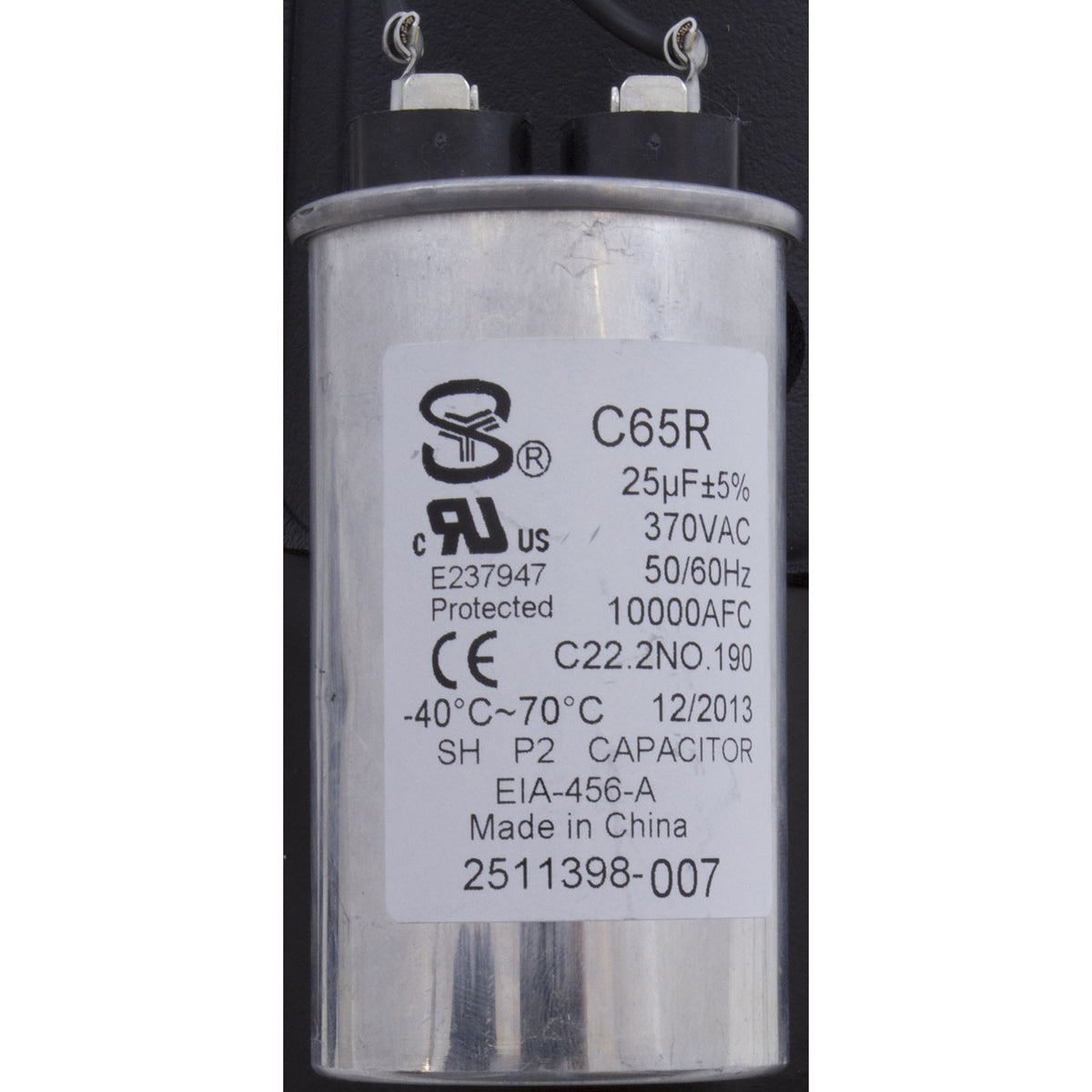 Motor, Century, 0.5hp, 115v/230v, 1-Spd, 56Yfr, SQFL : B2846