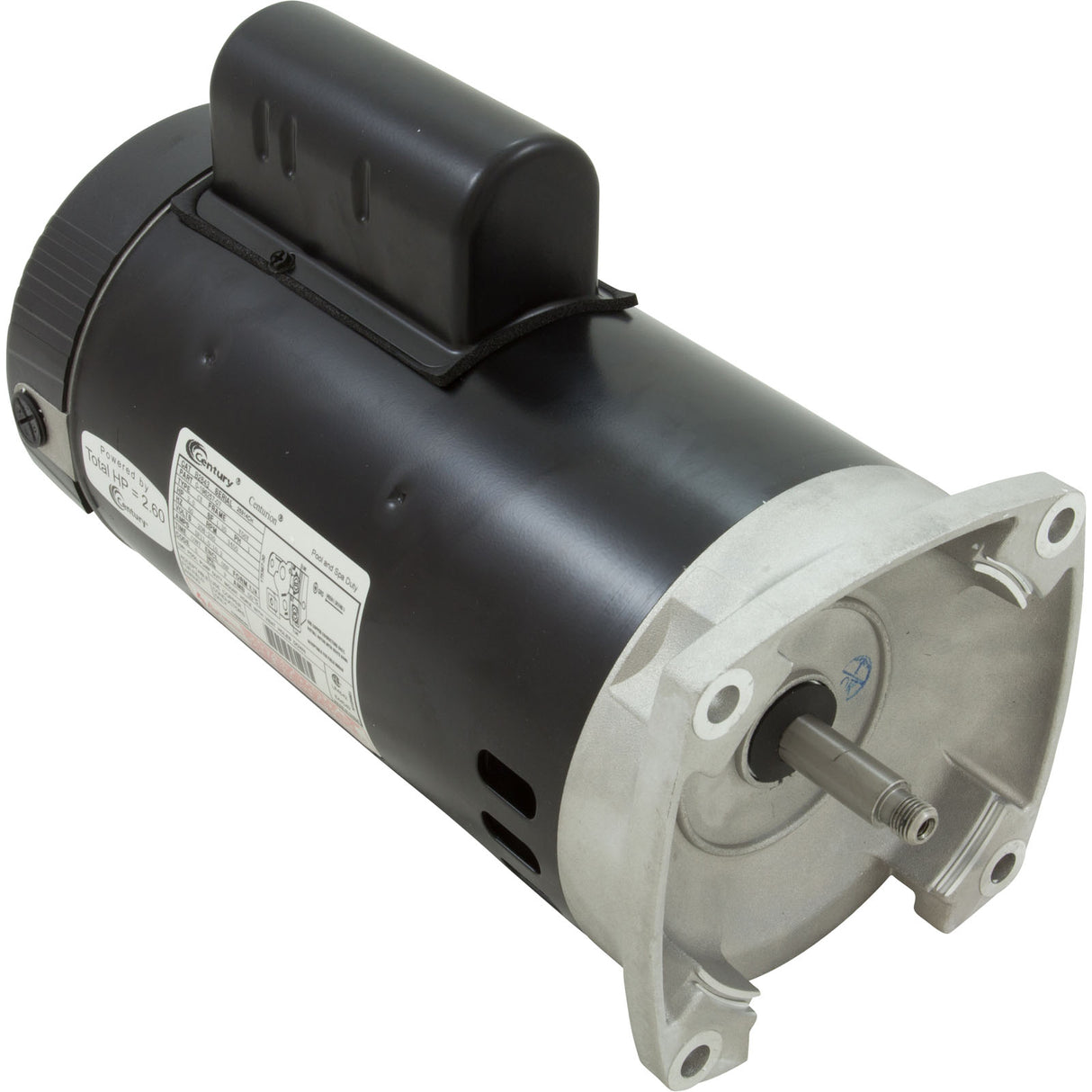 Motor, Century, 2.0hp, 208v-230v, 1-Spd, 56Yfr, SQFL, EE : B2843