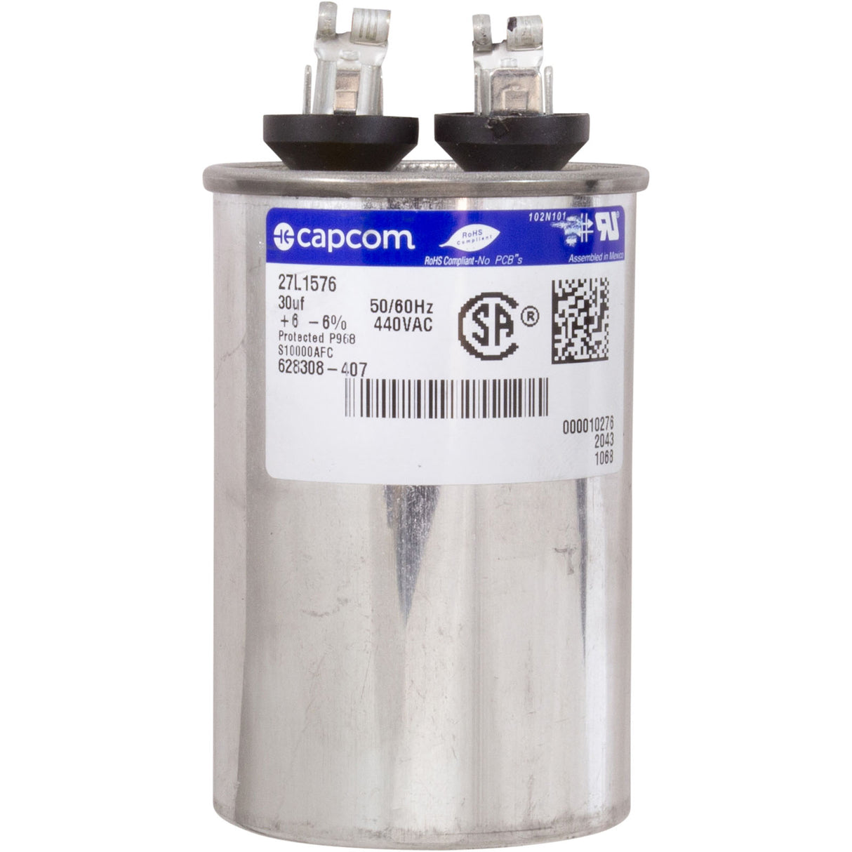 Motor, Century, 1.5hp, 115/230v, 16/8Amp, 1-Speed, 56Fr : B2854V1