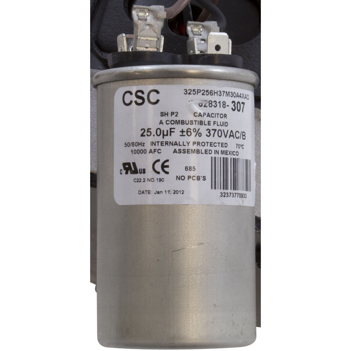 Motor, Century, 0.75hp, 115v, 2-Spd, 56Cfr, C-Face Key : B972