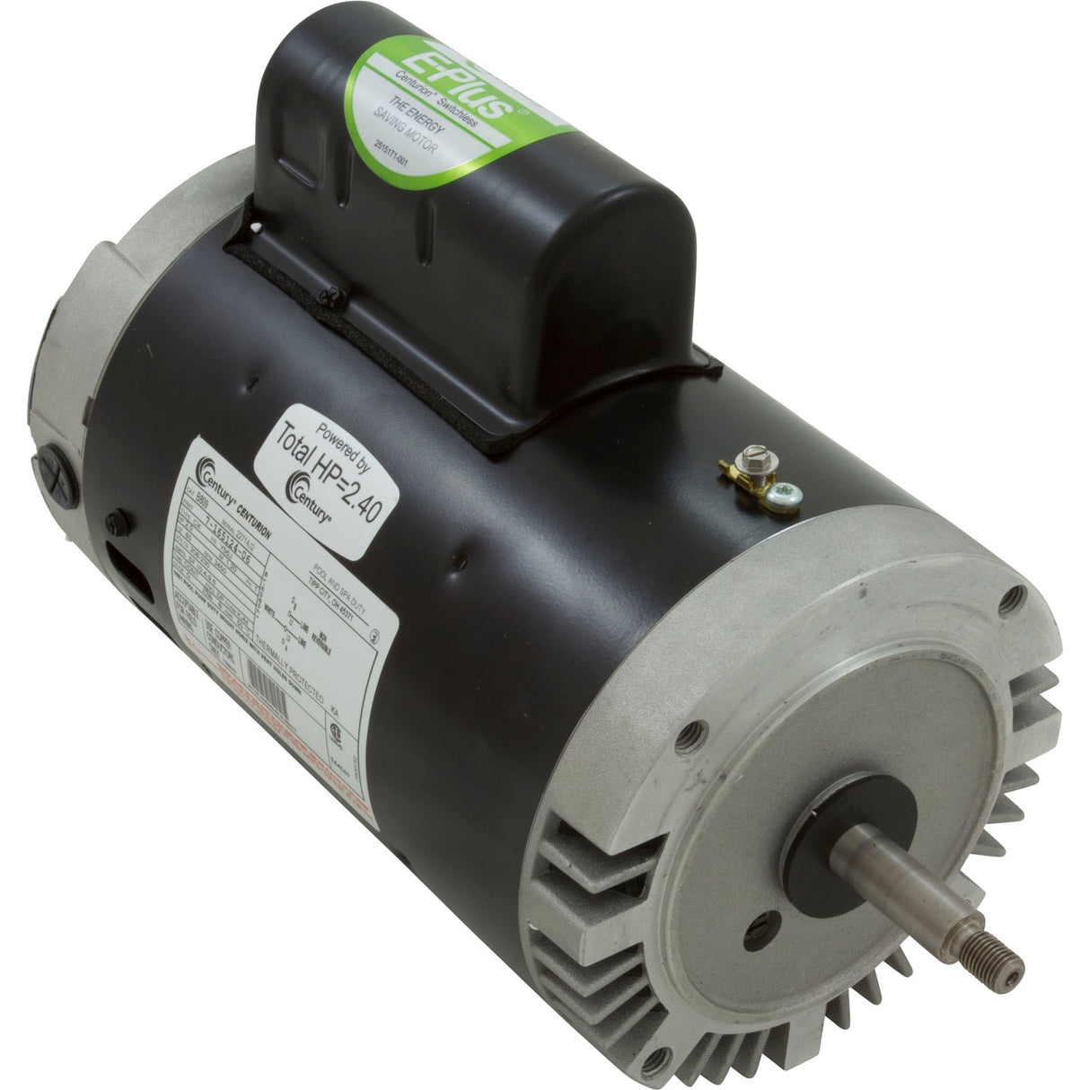 Motor, Century, 2.0hp, 208v-230v, 1-Spd, 56Jfr, C-Face Thd, EE : B809