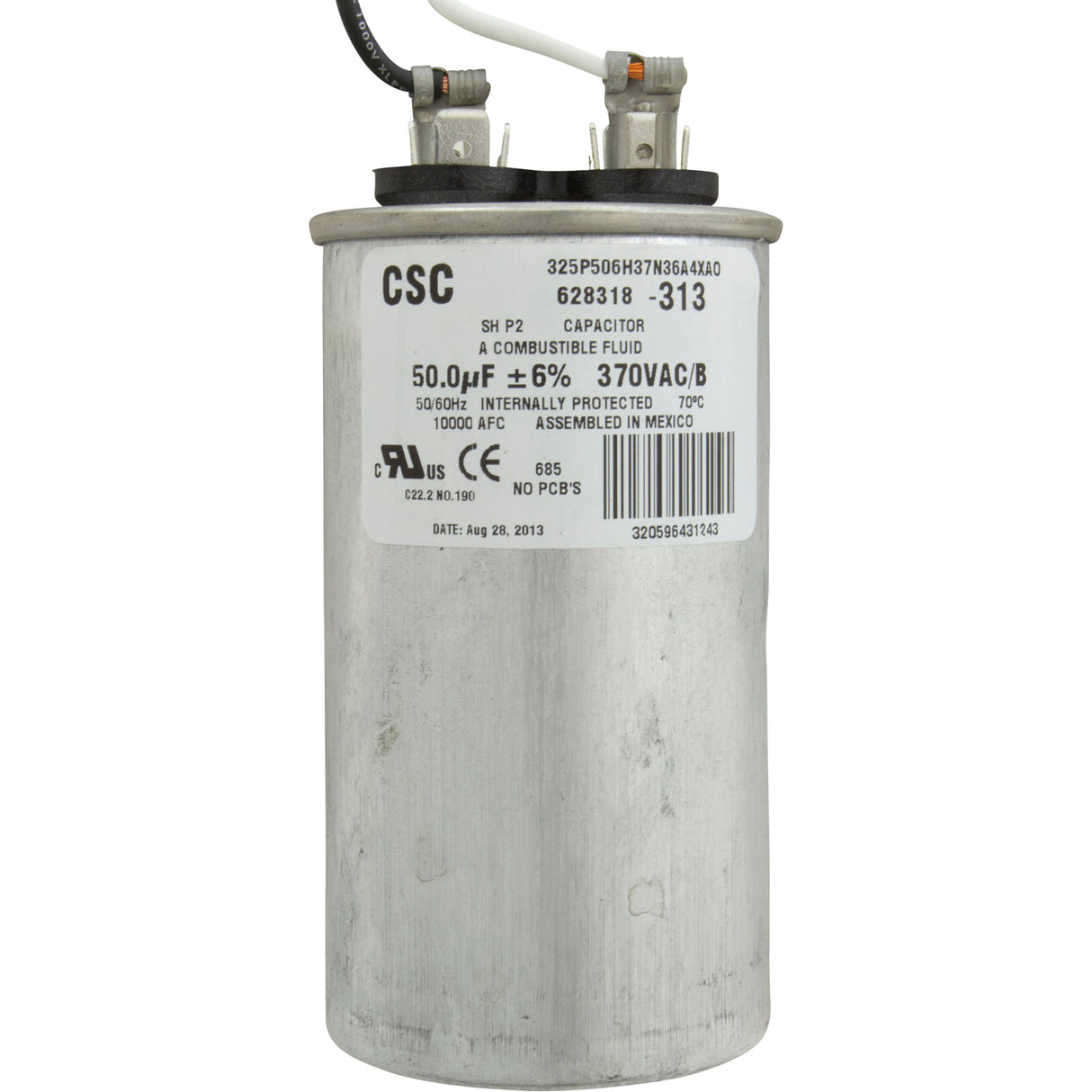 Motor, Century, 3.0hp, 208v-230v, 1-Spd, 56Jfr, C-Face Thd, EE : B818