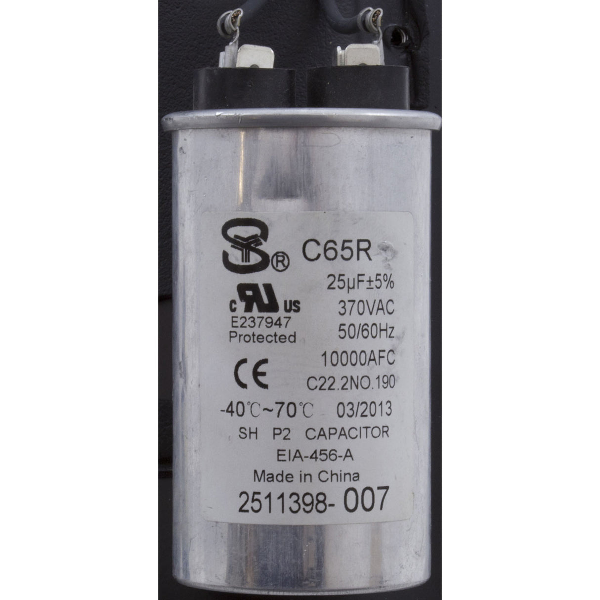 Motor, Century, 1.5hp, 115v/230v, 1-Spd, 56Cfr, C-Face Key : B123
