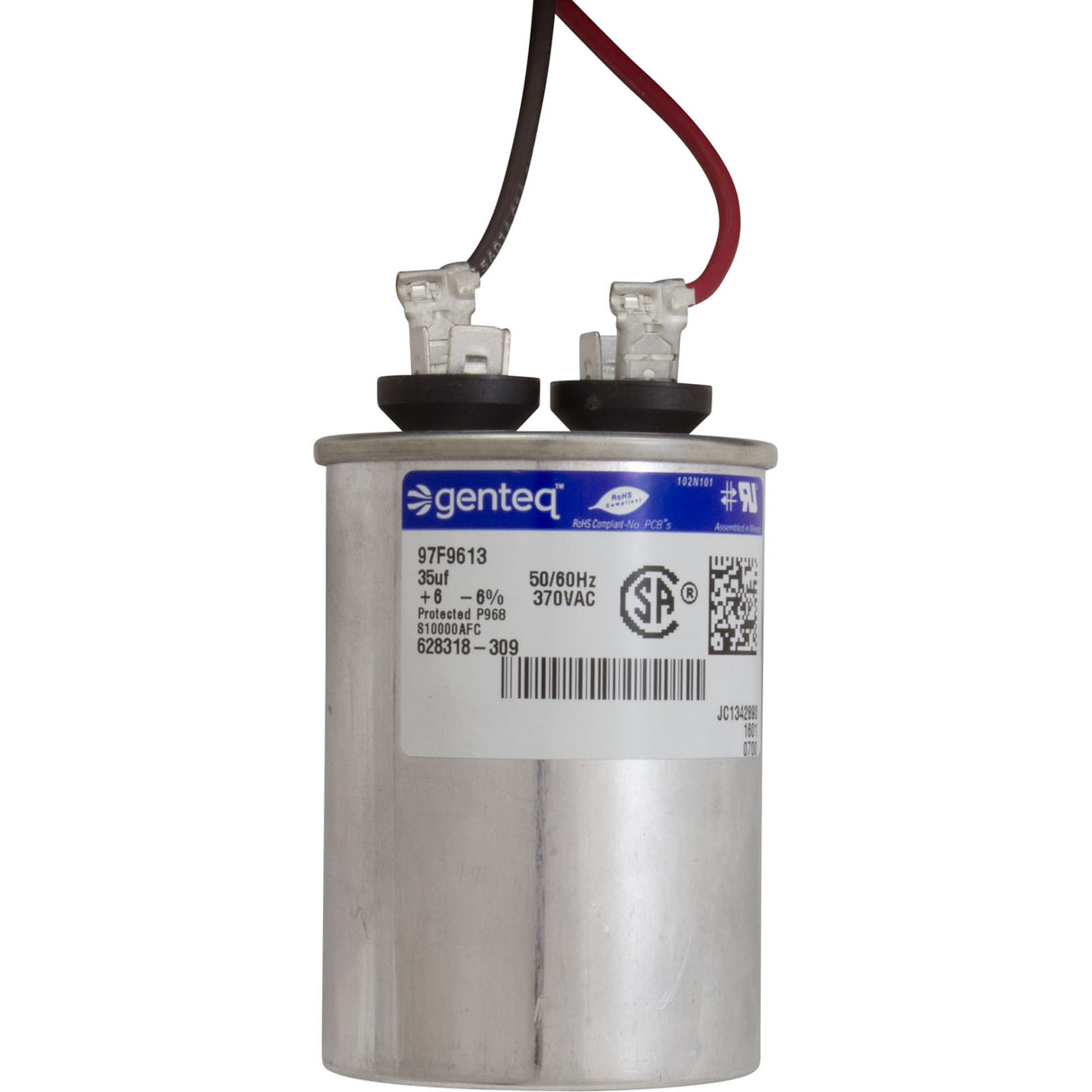 Motor, Century, 4.0hp, 208v-230v, 1-Spd, 56Yfr, C-Face, Thd : B116 - Century - 786674011800 - PartsForSpas.com