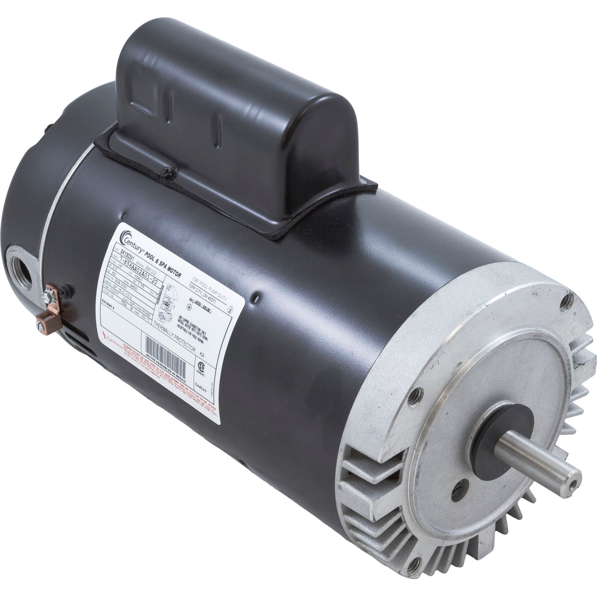 Motor, Century, 3.0hp, 208-230v, 1-Spd, 56Cfr, C-Face Key, EE : SK1302V1