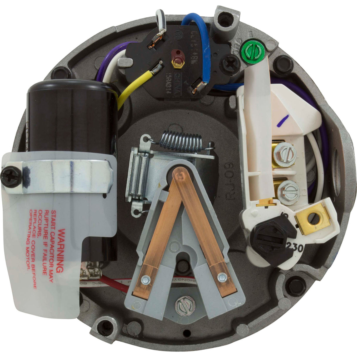 Motor, Century, 0.75hp, 115v/230v, 1-Spd, 56Jfr, C-Face Thd : ST1072