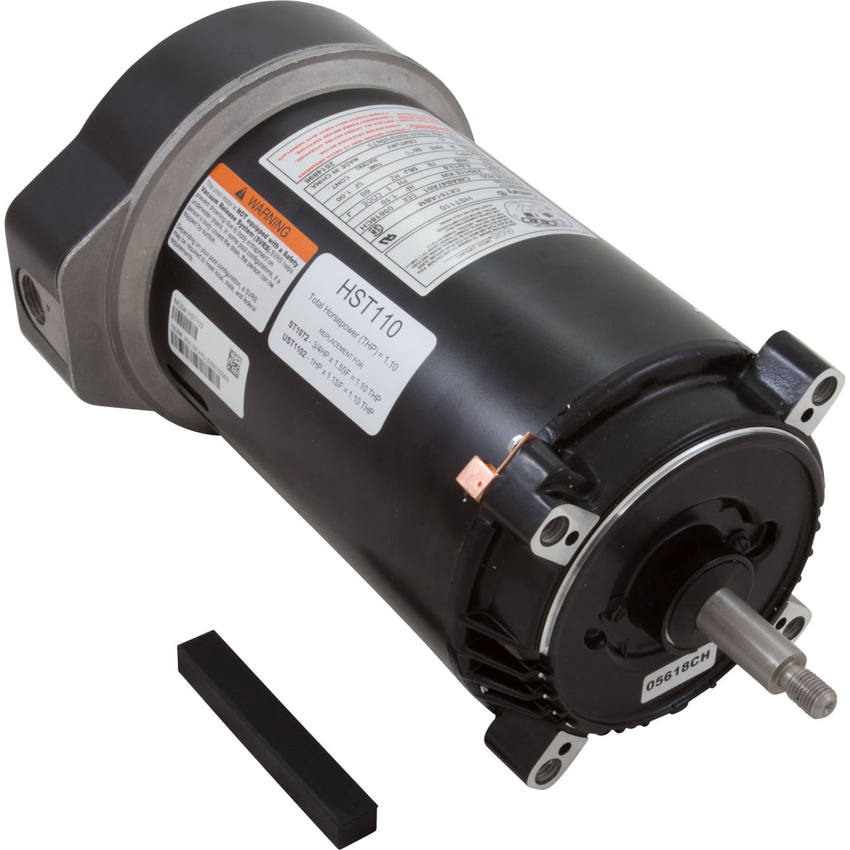 Motor, Century Cent PRO, 1.0hp, 1Spd, 115/230v, CFace, 56Jfr, Thd : HST110