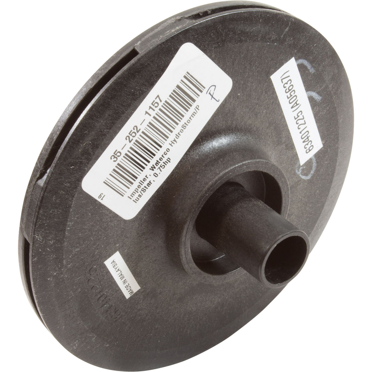 Impeller, Waterco HydroStorm/Plus/Star, 0.75hp : 63401225 - Waterco - 63401225 - PartsForSpas.com