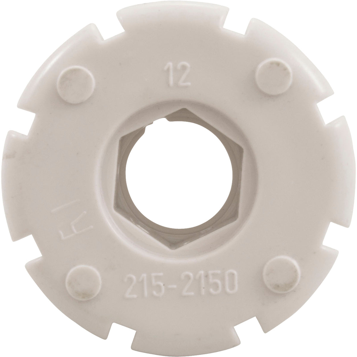 Wall Fitting, Waterway, Air Injector, White : 215-2150