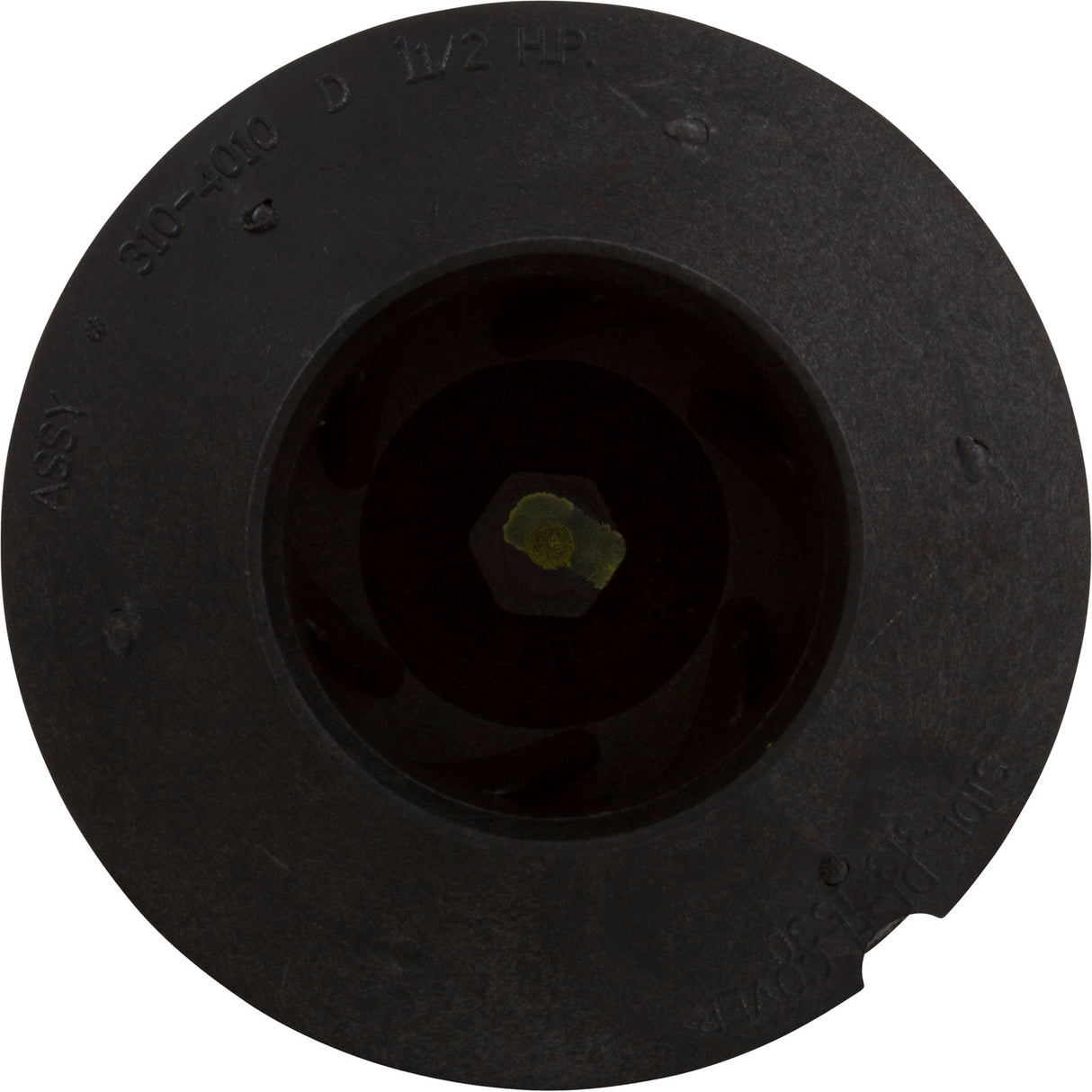 Impeller, WW HiFlo, Side Discharge, 1.5 Horsepower (Yellow) : 310-4010 - Waterway Plastics - 806105063199 - PartsForSpas.com
