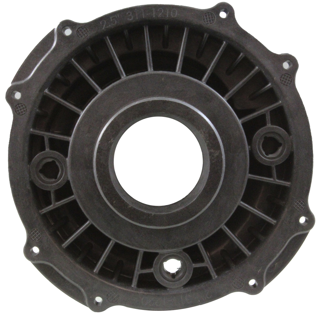 Faceplate, Waterway Executive/Workman, 48 Frame/56 Frame, 2" : 311-1220 - Waterway Plastics - 806105063946 - PartsForSpas.com