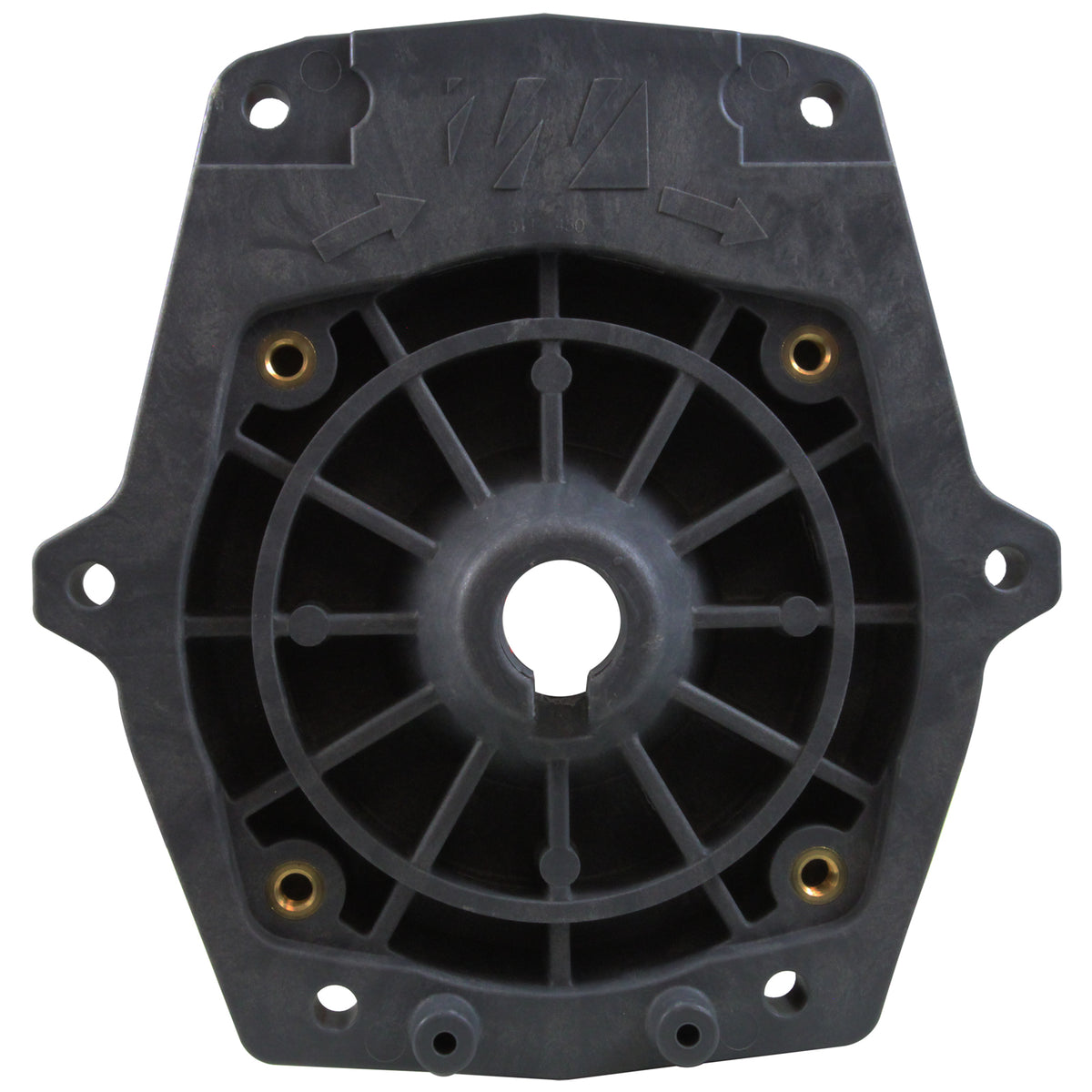Faceplate, Waterway SVL/Champion, w/ Insert, Gray : 311-1457GI