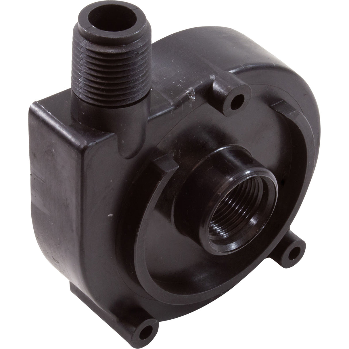 Volute, Little Giant 3E-12N, Black, 1/2" fpt x 1/2" mpt : 103375 - Little Giant / Franklin - 103375 - PartsForSpas.com