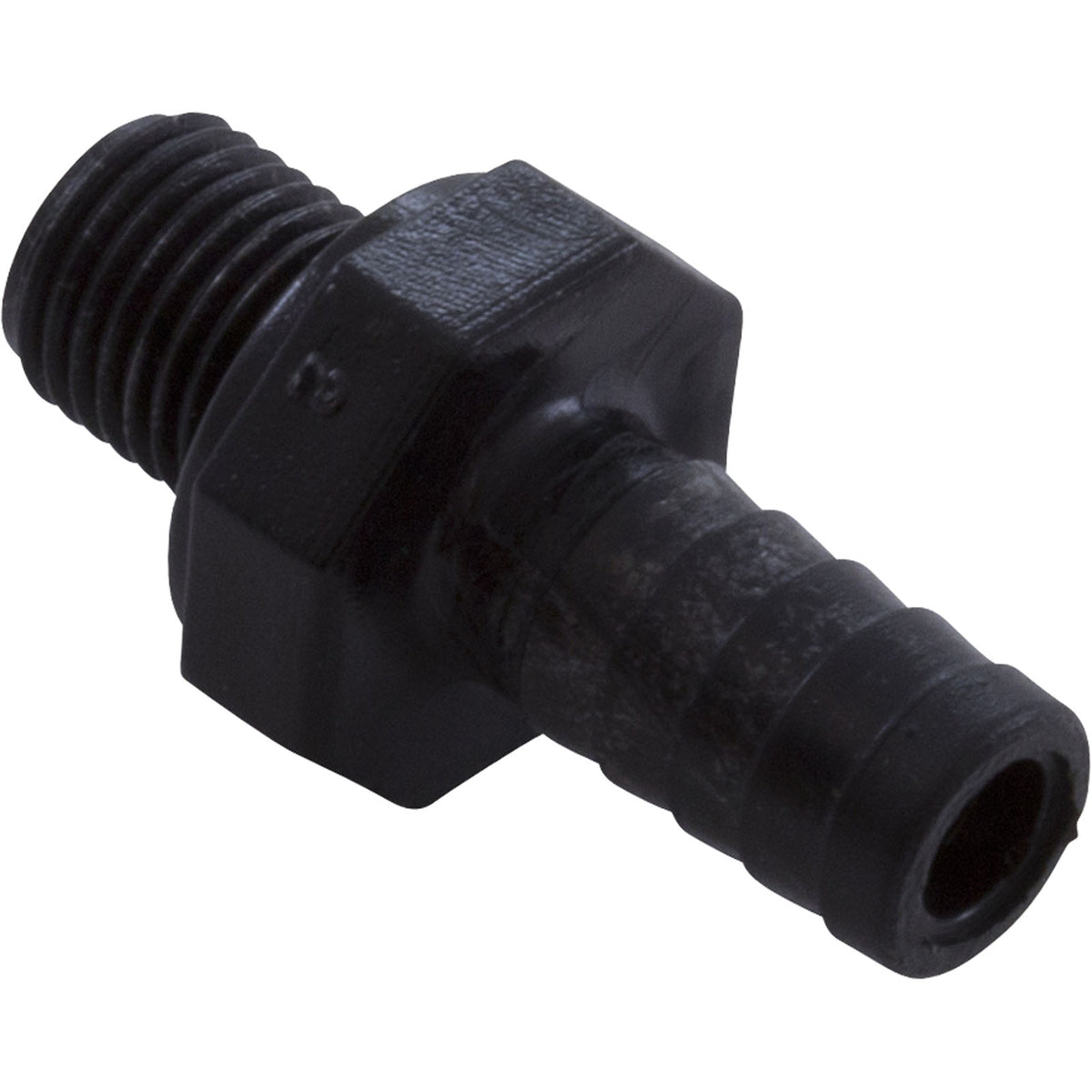 Drain Plug Adapter, 1/4" Male Pipe Thread x 3/8" Barb : 413-1201
