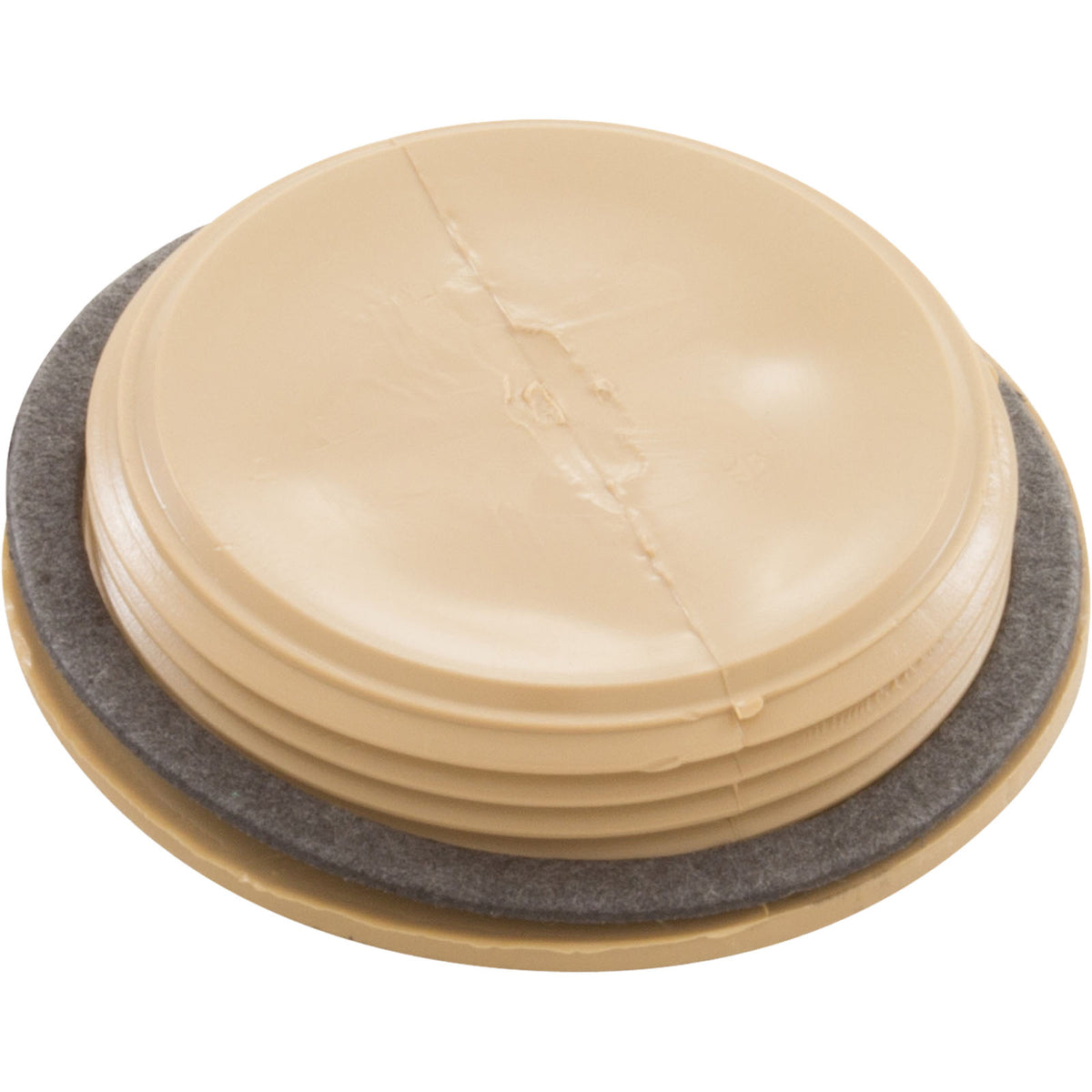 Flush Plug 1 1/2" With Gasket - Beige : 400-4149-BEI - Waterway Plastics - 8.06105E+11 - PartsForSpas.com