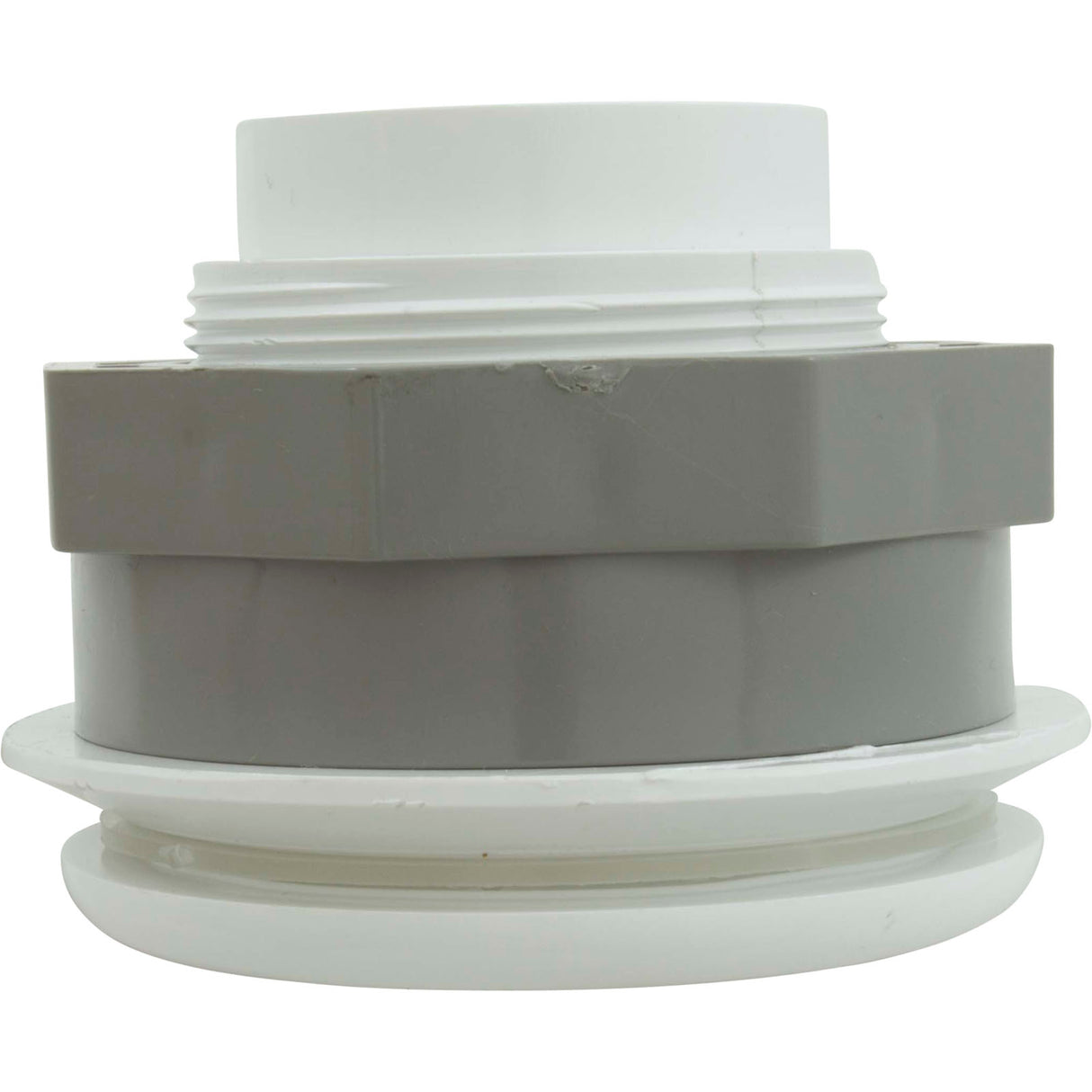 Wall Fitting, Waterway, Vinyl, 1-1/2"s Combo Nut, White : 400-9060B - Waterway Plastics - 806105187741 - PartsForSpas.com