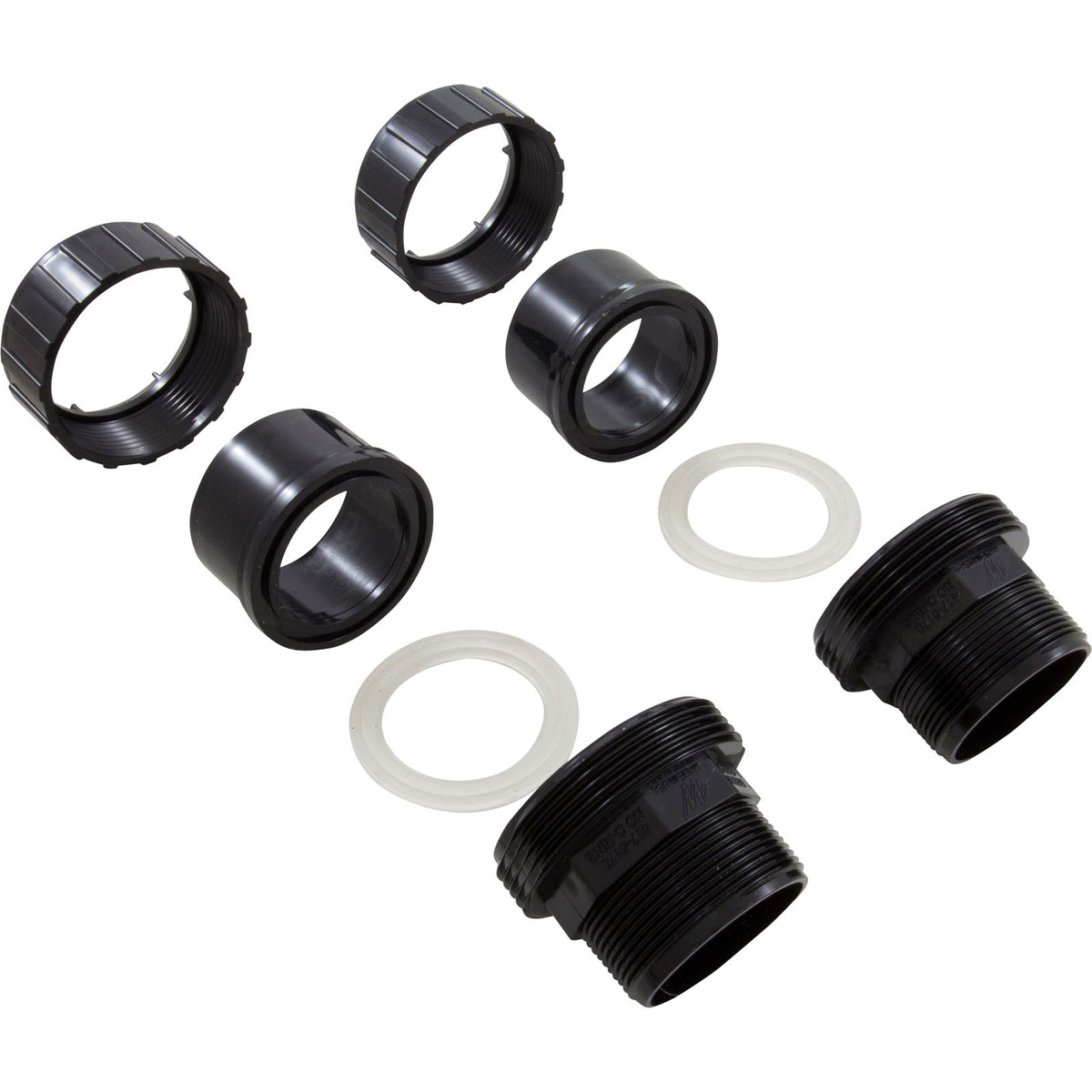 Union, Ww Champion, 2"Mbt X 2"S, Black, Qty 2 : 400-9631-2B