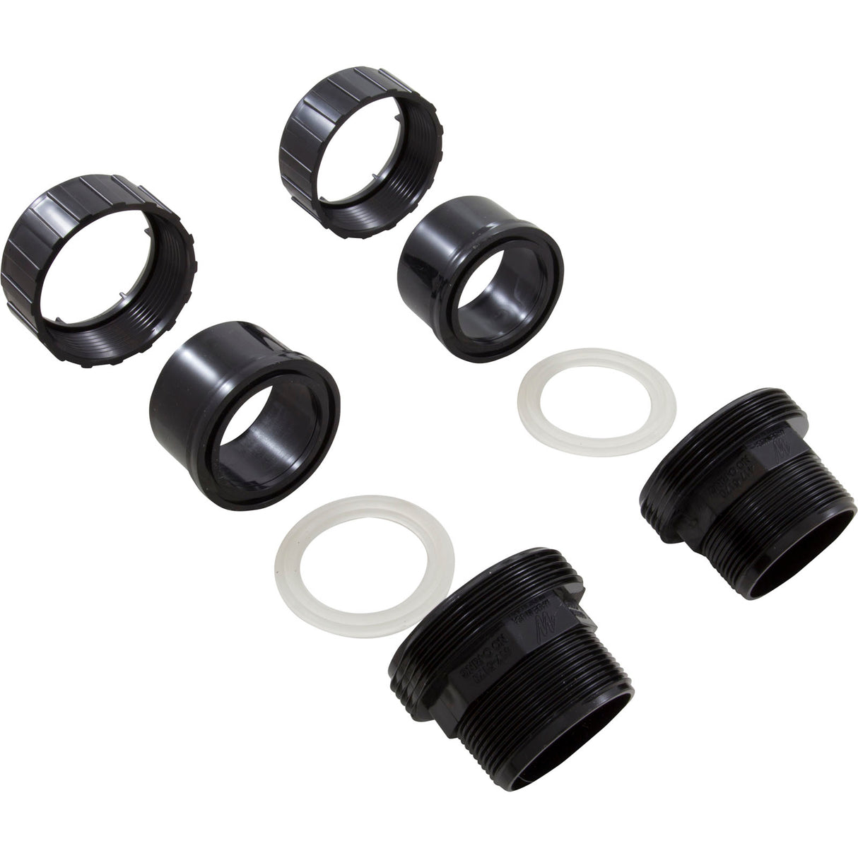 Union, Ww Champion, 2"Mbt X 2"S, Black, Qty 2 : 400-9631-2B