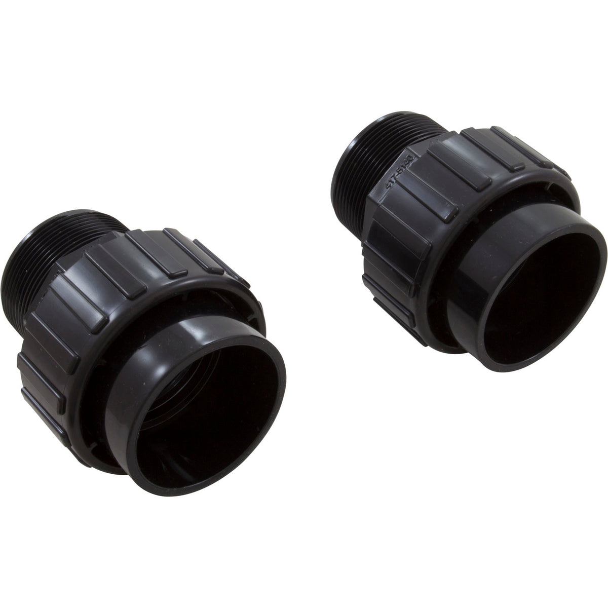 Union, Ww Champion, 2"Mbt X 2"S, Black, Qty 2 : 400-9631-2B