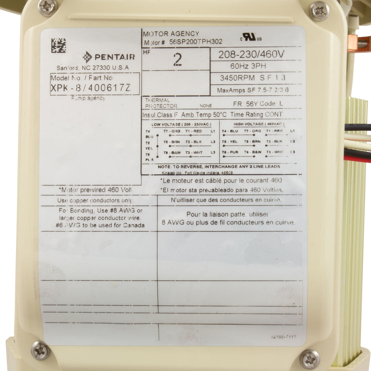 Kit Pwrend Xfk-8 2Hp 3Ph Ee : 400617Z