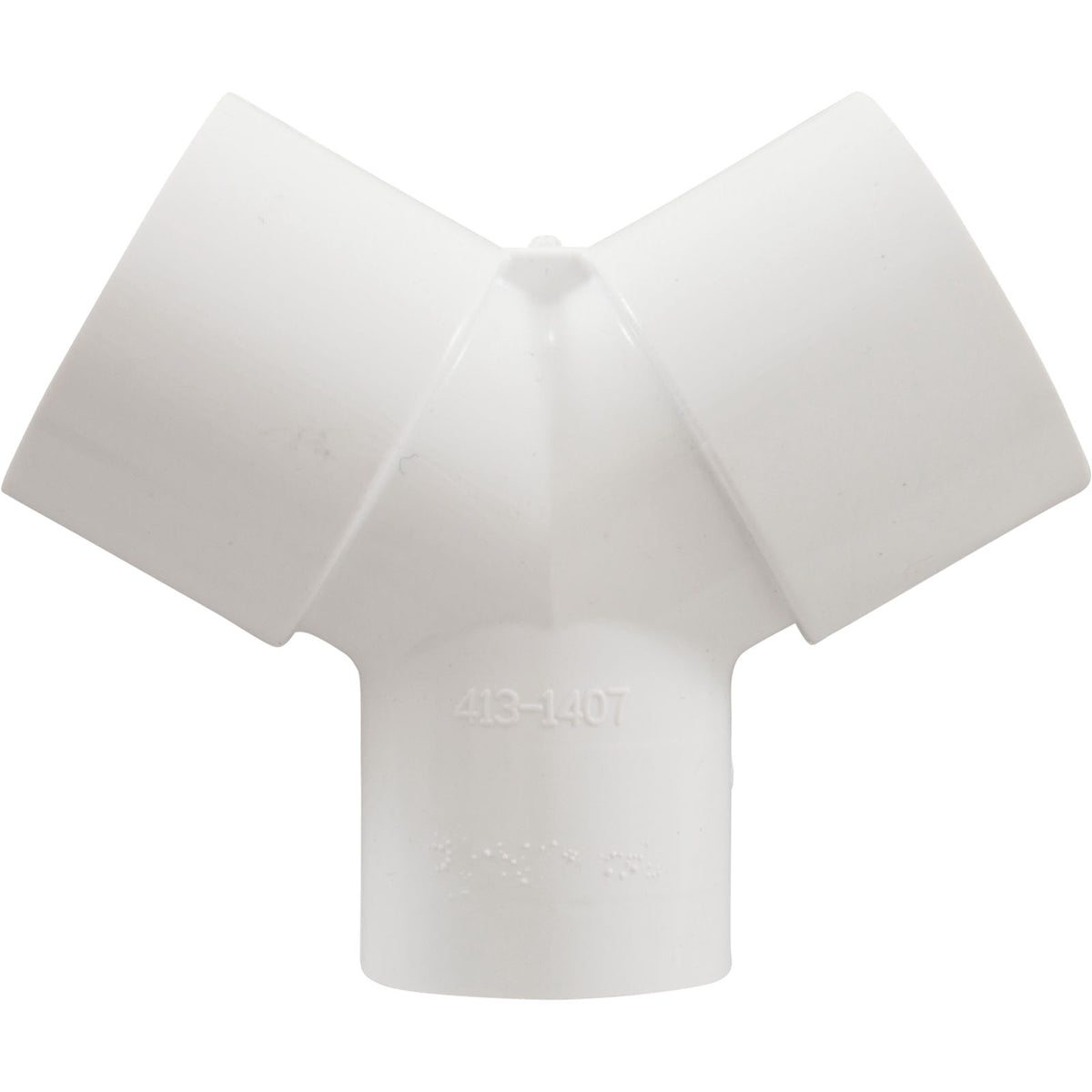 Bath 1"Sx1"Sx3/4"S 45O Wye Adapter : 413-1340 - Waterway Plastics - 413-1340 - PartsForSpas.com