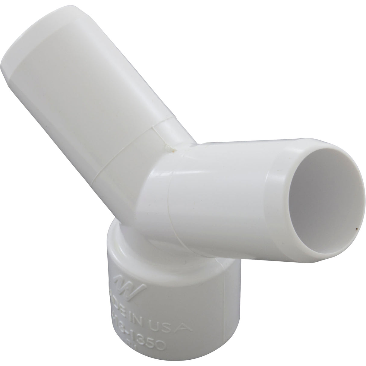 Bath 1"Sb X 1"Sb X 3/4"S 45O Wye Adapter : 413-1350 - Waterway Plastics - 806105391261 - PartsForSpas.com