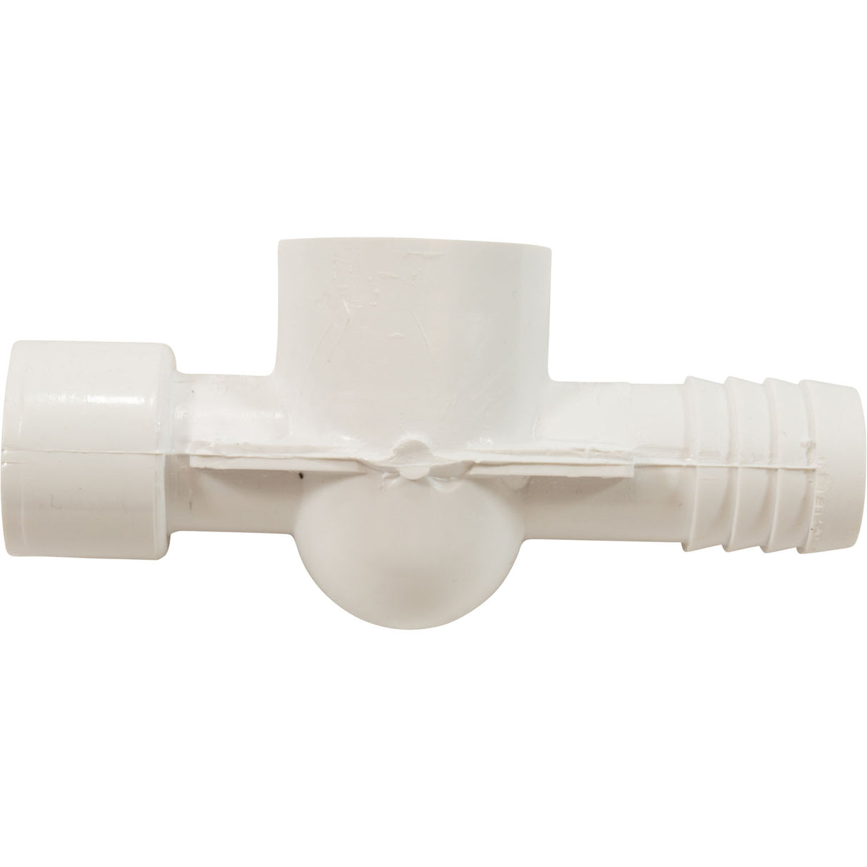 1/2"S X 3/4"B X 3/4"Fpt Tee Sensor - White : 413-1840 - Waterway Plastics - 8.06105E+11 - PartsForSpas.com