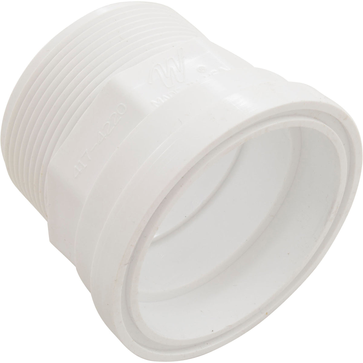Tailpiece, 2"Flange X 2"Mpt, W/O O-Ring : 417-4220 - Waterway Plastics - 8.06105E+11 - PartsForSpas.com