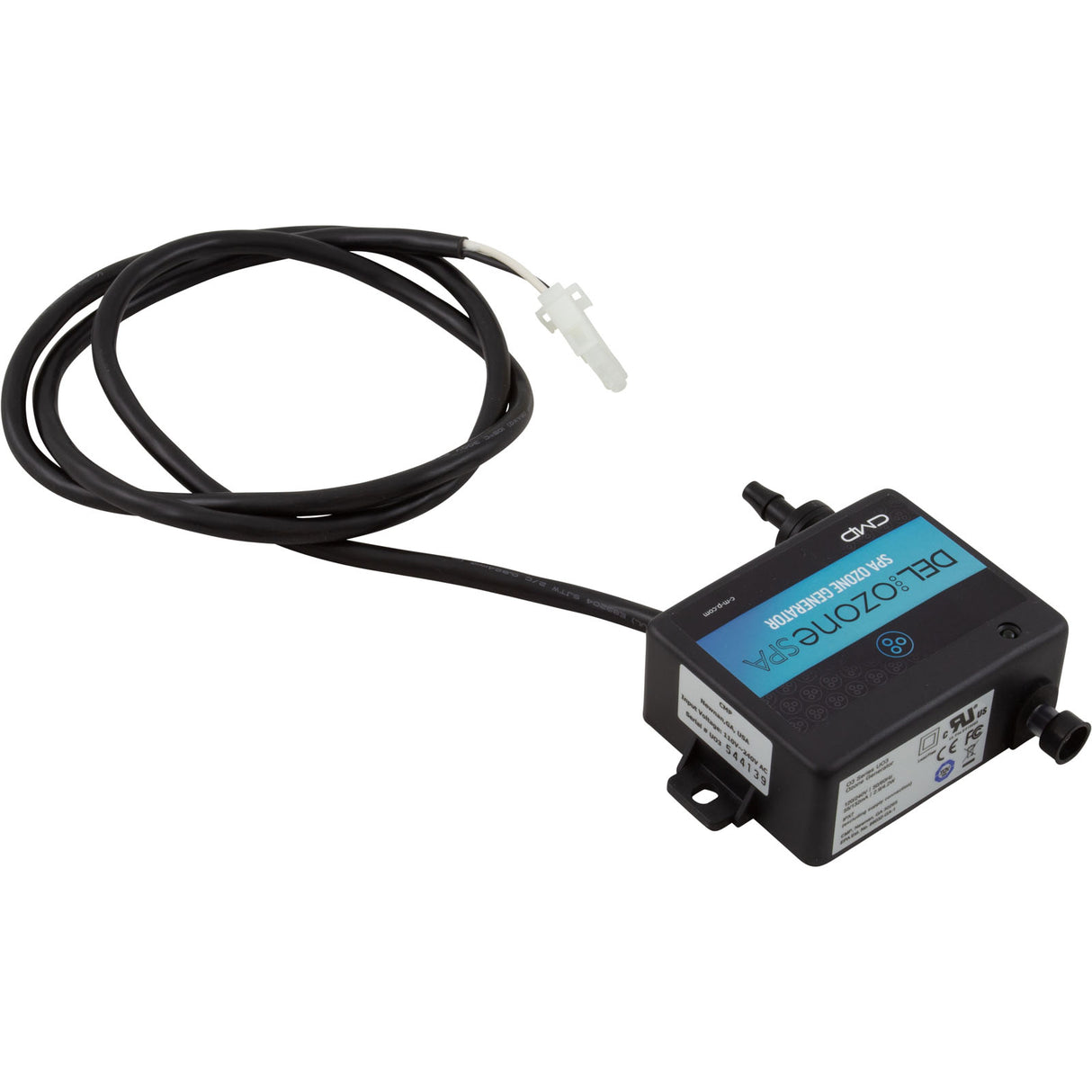 Ozonator, Del Ozone UO3-AMP, 115v/230v, 1/8" x 1/4" CV : 51002-002-101 - Del Ozone - 51002-002-101 - PartsForSpas.com