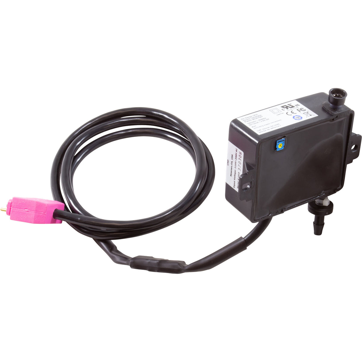 Ozonator, Del Ozone UO3, 115v/230v, 1/8" x 1/4" CV, J&J Cord : 51002-022-107 - Del Ozone - 51002-022-107 - PartsForSpas.com