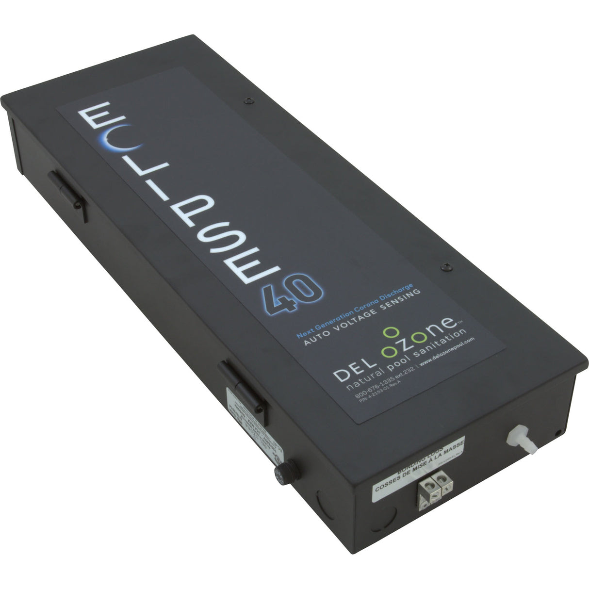 Ozonator, DEL Eclipse, CD, 115v/230v, 25, 000/100, 000 Gallons, 38w : EC-40 - Del Ozone - 793573057037 - PartsForSpas.com