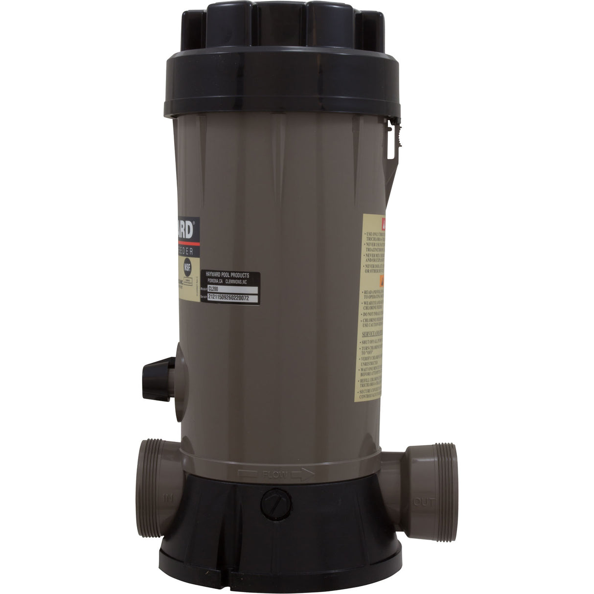Complete Chlorinator, Hayward CL200, 1-1/2" fhbt/fpt : CL200 - Hayward - CL200 - PartsForSpas.com