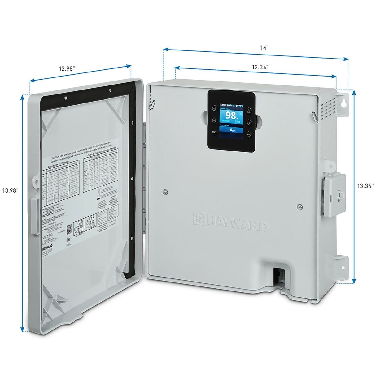 Salt Chlorination Sys, Hayward AquaRite S3, TCellS340, 40K : AQRS340 - Hayward - AQRS340 - PartsForSpas.com