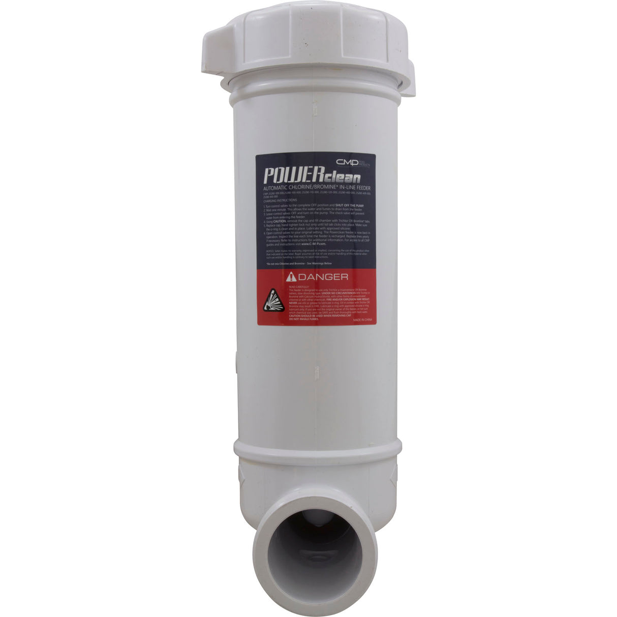 Chlorinator, CMP, PowerClean Ultra, with Clear Glass Lid : 25280-100-000 - Custom Molded Products - 849640003664 - PartsForSpas.com