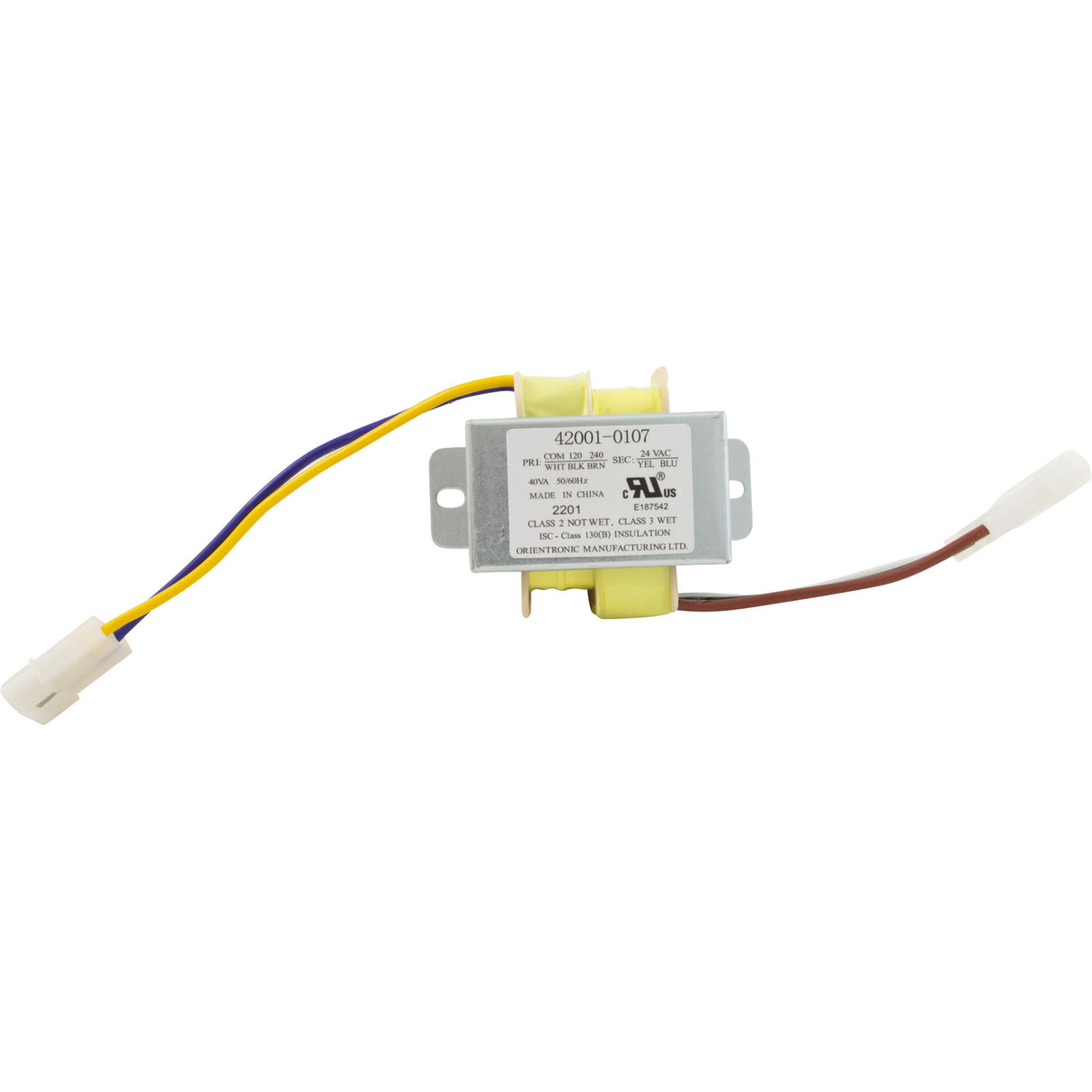 Xfmr 50Va 120/240V Pri 24V Sec : 42001-0107