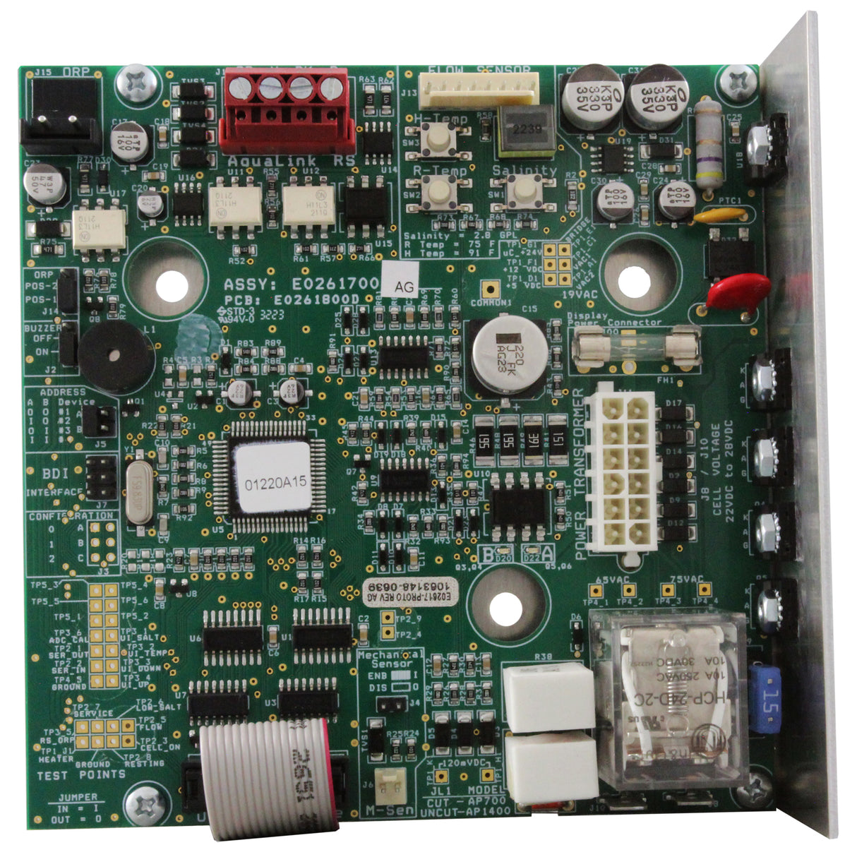 Power Interface PCB, Zodiac PureLink, R-Kit, Next Gen : R0984100 - Zodiac - 052337104609 - PartsForSpas.com