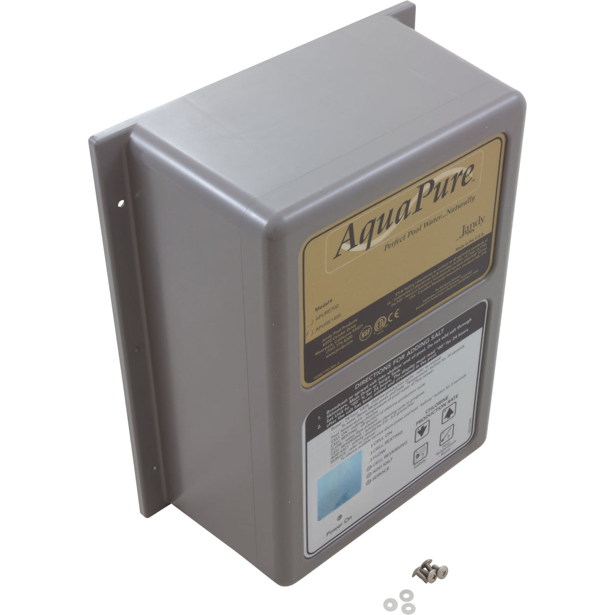 Control Box Cover, Zodiac AquaPure APURE700 : R0403100 - Zodiac - 052337020794 - PartsForSpas.com