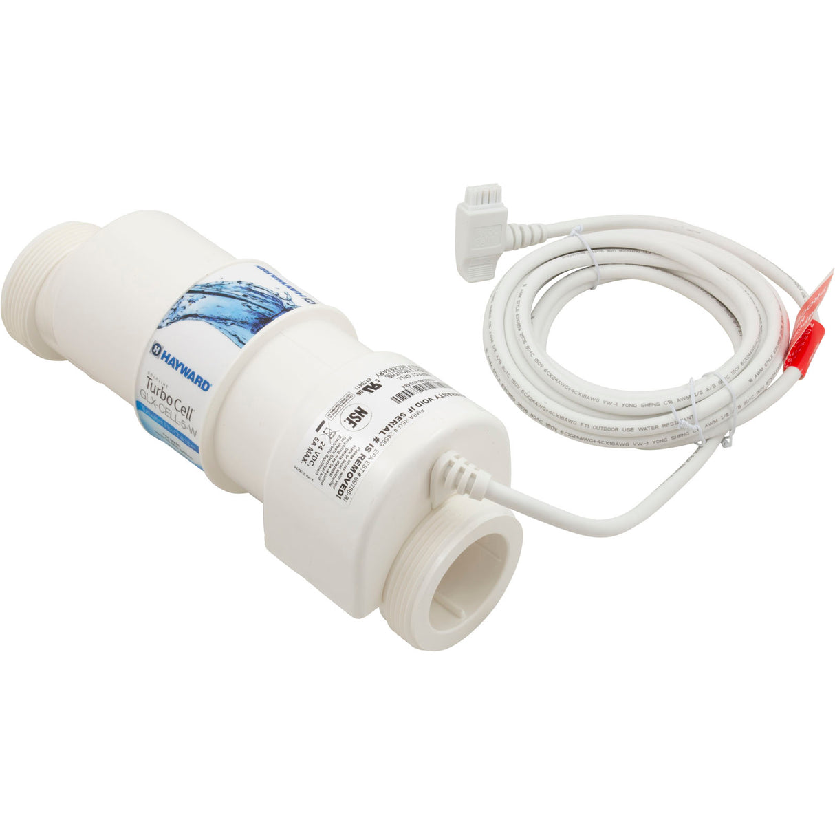 Turbocell, Hayward AquaRite/Logic Repl, 20, 000 Gal, White : GLX-CELL-5-W - Hayward Pool Products, Inc. - 0761418009527 - PartsForSpas.com