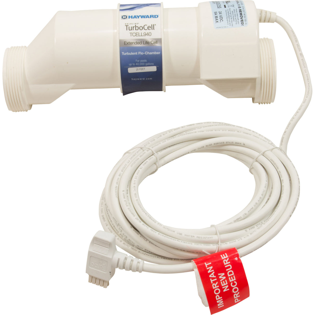 Turbo Cell, Hayward AquaLogic/AquaRite, Ext Life, 40K Gal, 25ft : TCELL94025 - Hayward - 0610377396769 - PartsForSpas.com