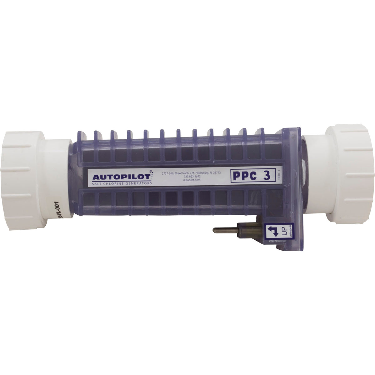 Replacement Salt Cell, Auto Pilot, PPC3, w/Female Unions : PPC3