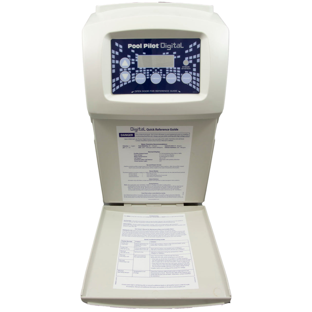 Cover, Retro Fit, AutoPilot, DIG-220, w/Labels : 16238 - AquaCal AutoPilot, Inc. - 690449010304 - PartsForSpas.com