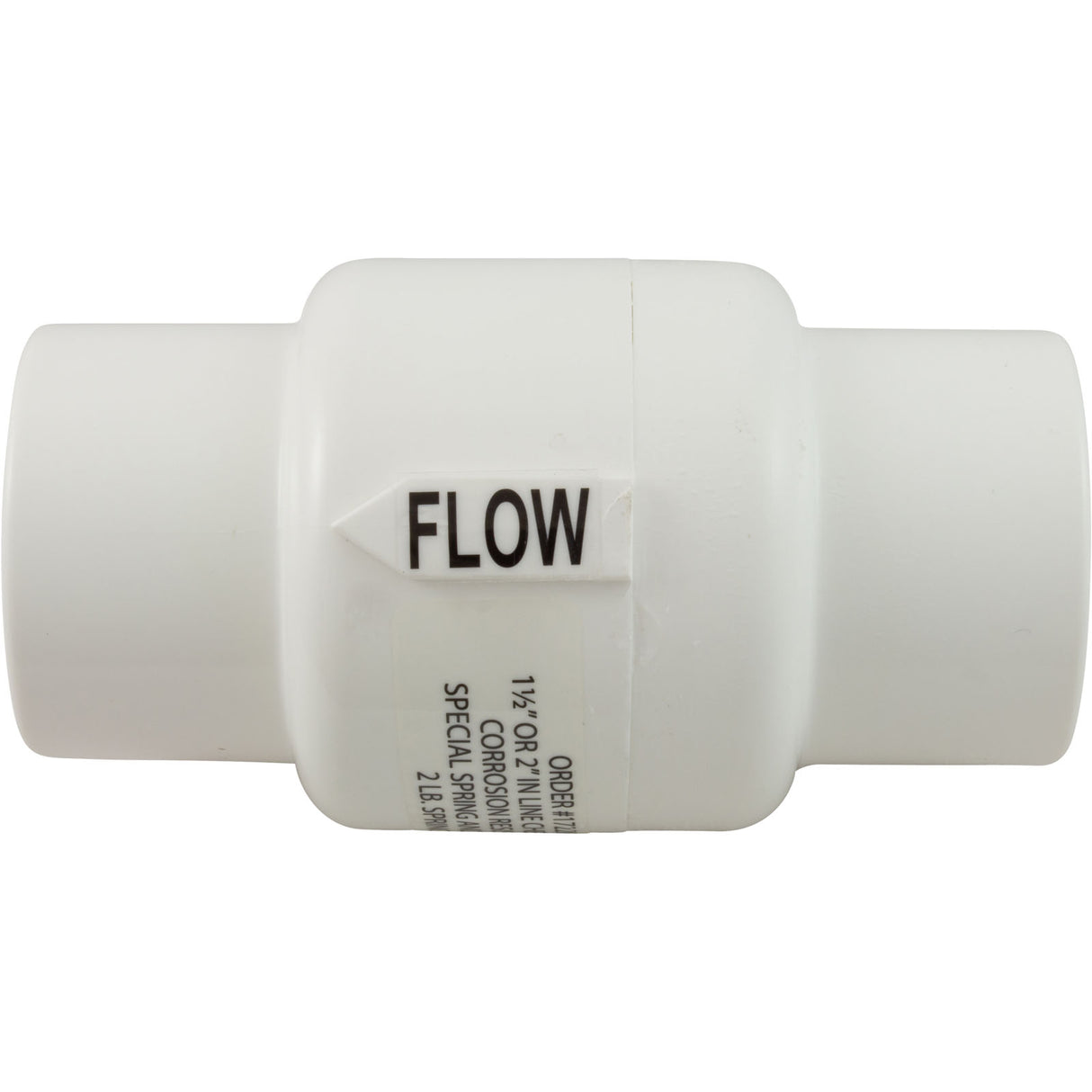 Check Valve, Pentair Rainbow Automatic Feeder 322, 1-1/2x 2 : R172288 - Rainbow/Pentair - 788379005245 - PartsForSpas.com