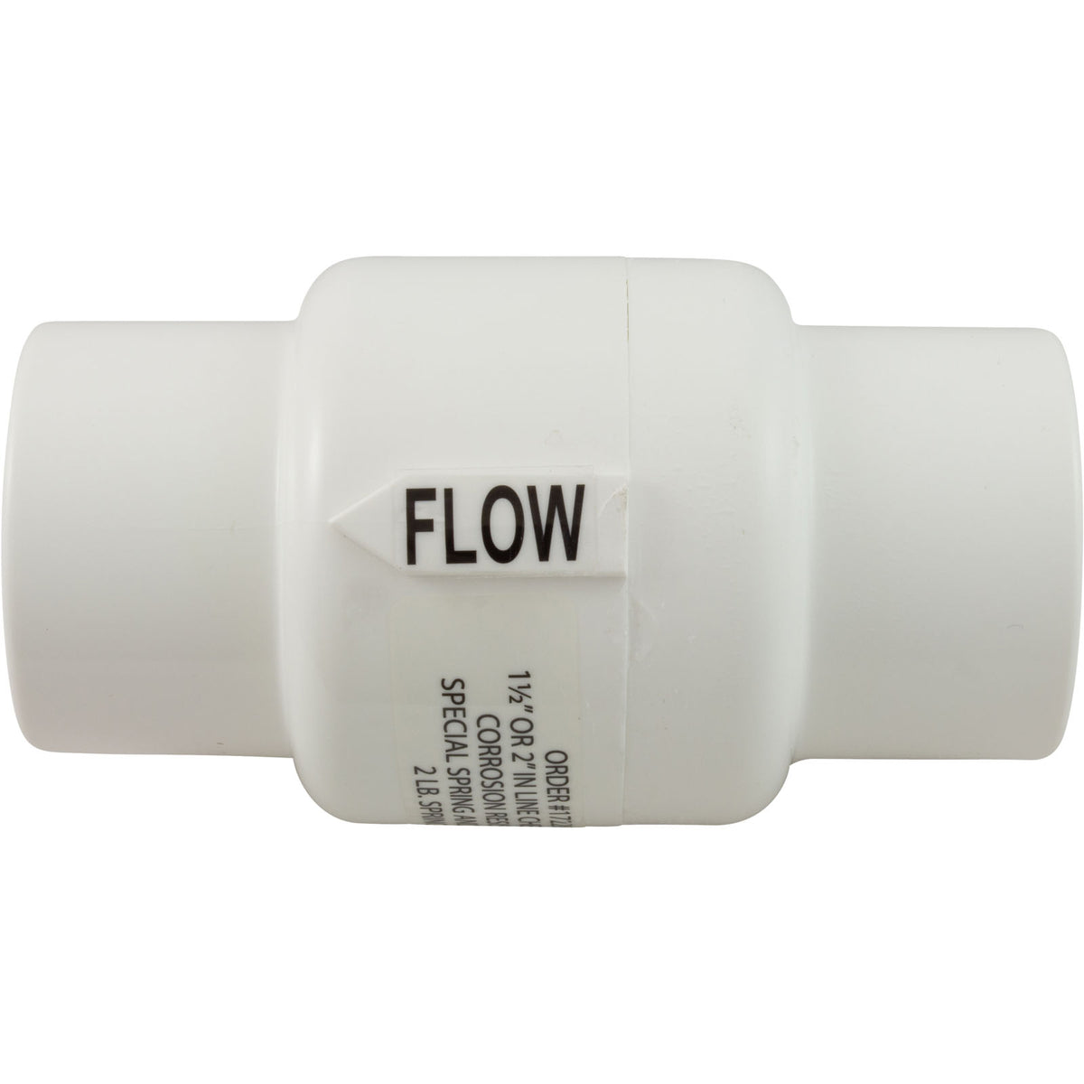 Check Valve, Pentair Rainbow Automatic Feeder 322, 1-1/2x 2 : R172288