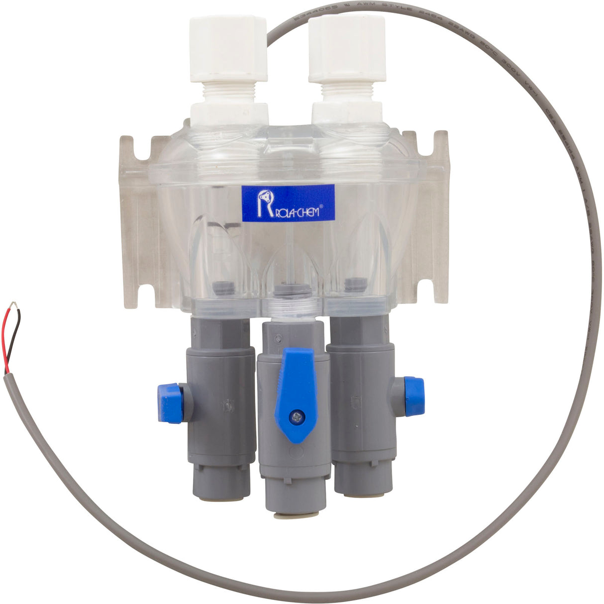 Globe Flow Cell, Rola-Chem Digital Cntrl Sys, w/ Flow Switch : 550180 - Rola-Chem/Paradise Industries - 757706002325 - PartsForSpas.com